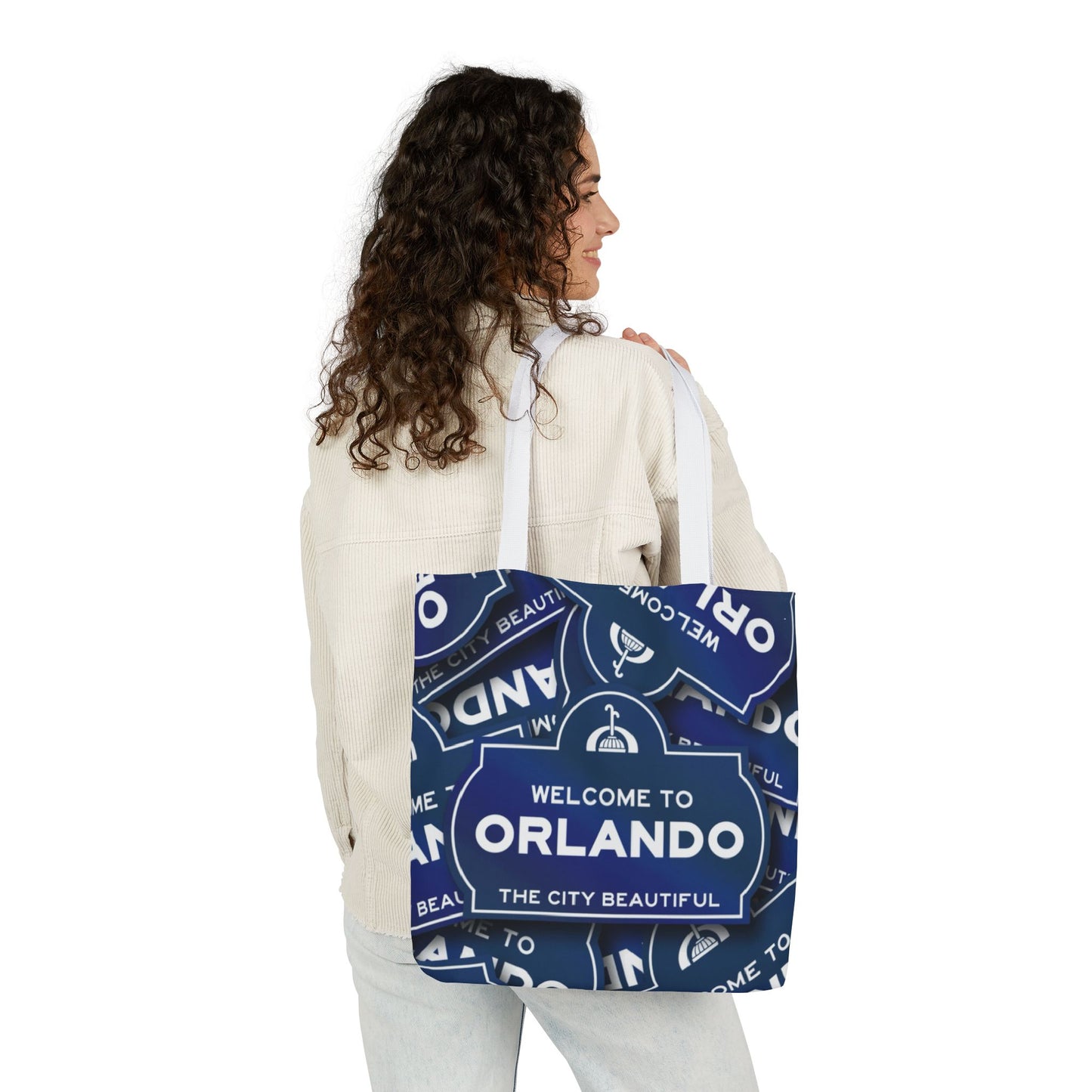 Orlando Welcome Sign Canvas Tote