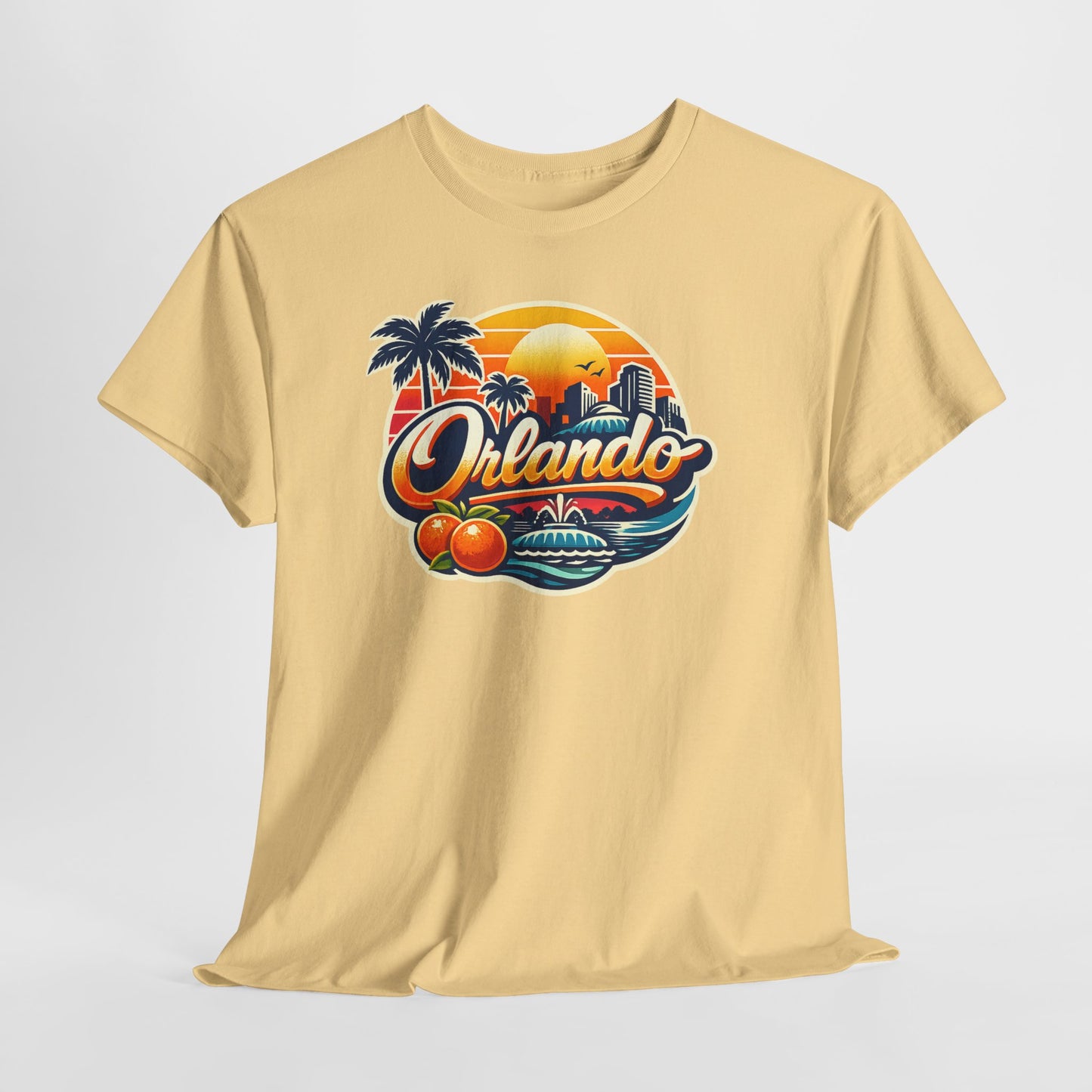 Orlando Retro Sunset T-Shirt — Vintage Florida Vacation Tee
