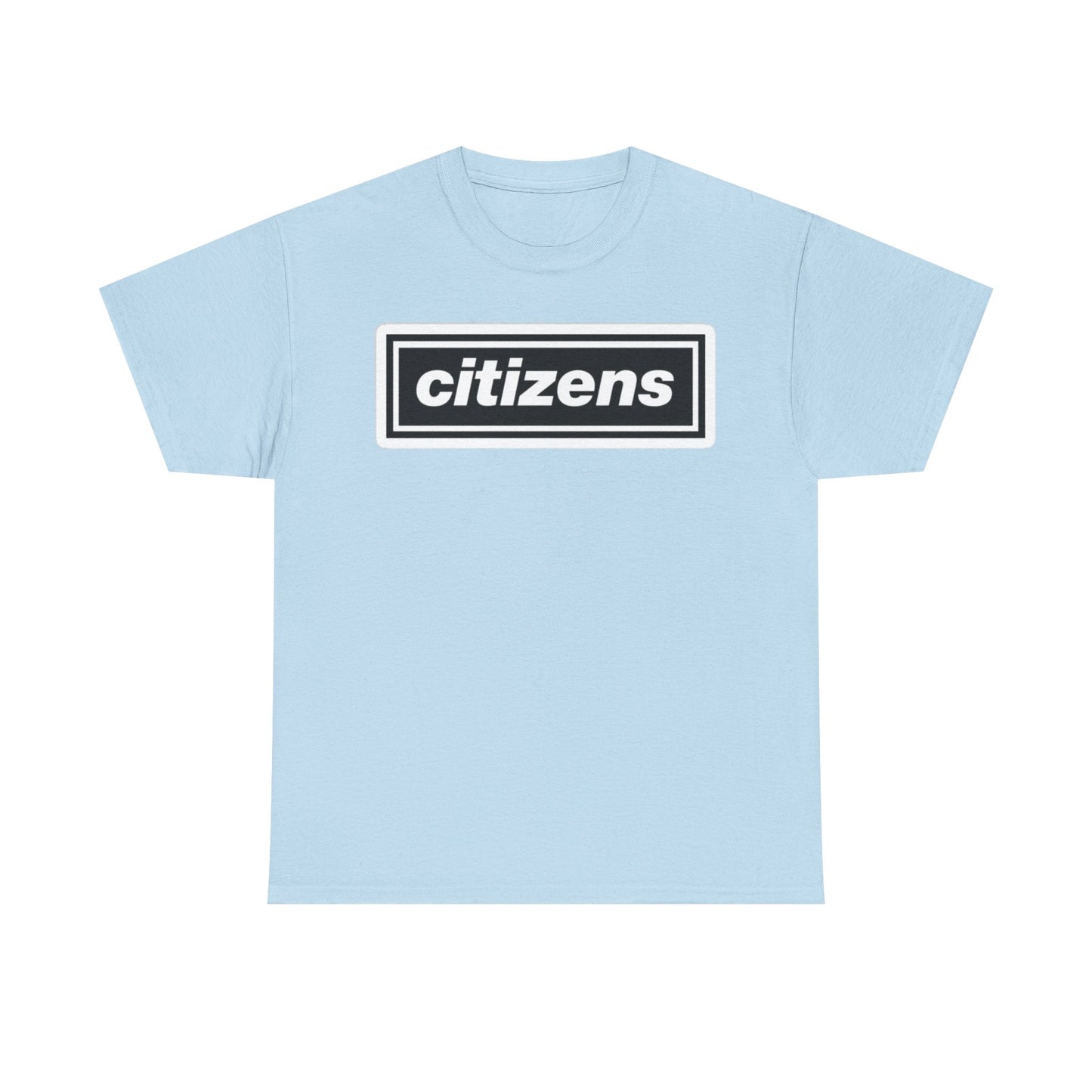 Citizens Manchester City Logo T-Shirt — Minimal Retro Box-Logo Tee