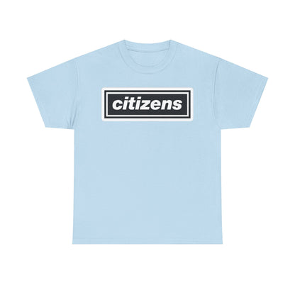 Citizens Manchester City Logo T-Shirt — Minimal Retro Box-Logo Tee