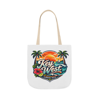Key West Sunset Canvas Tote