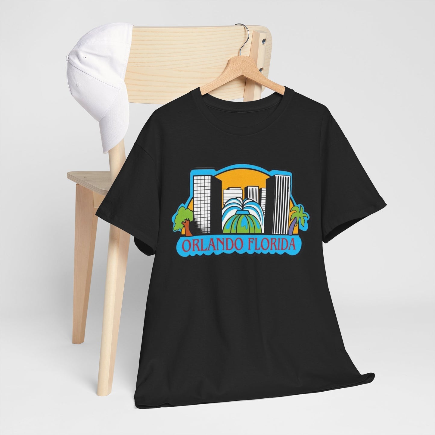 Orlando Florida Retro Skyline T-Shirt