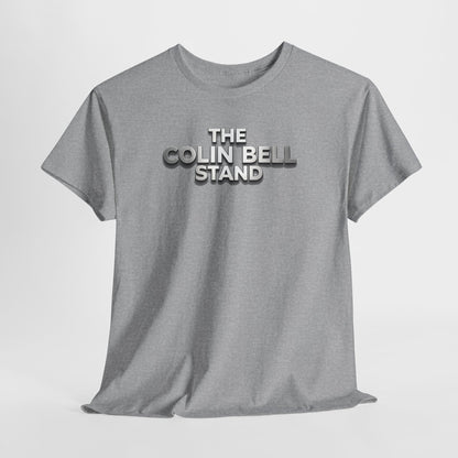 T-Shirt — “The Colin Bell Stand” Retro Chrome Text Tee