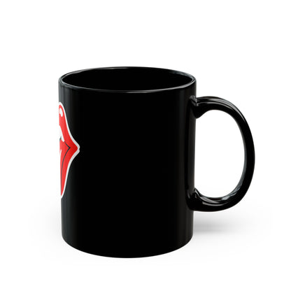 Rock Band Tongue Black Coffee Mug (11oz/15oz)