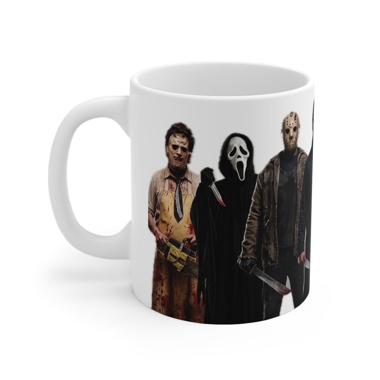Horror Icon Mug — Classic Movie Slasher Characters 11oz/15oz