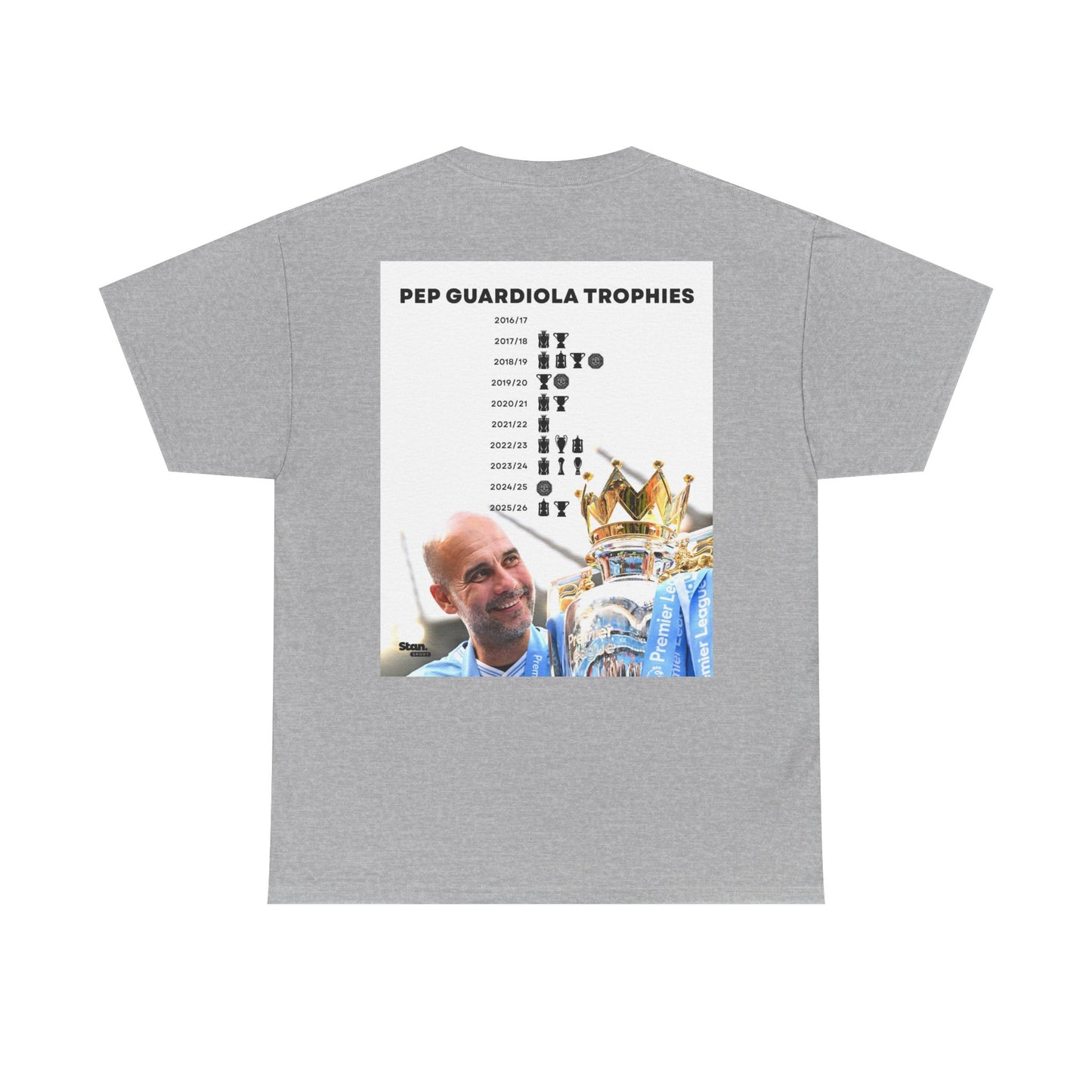 Pep Guardiola Trophies Graphic Tee