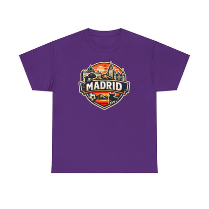 Madrid Skyline Soccer Crest T-Shirt