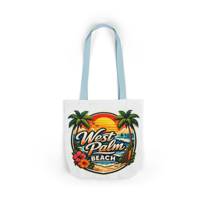 West Palm Beach Vintage Sunset Tote