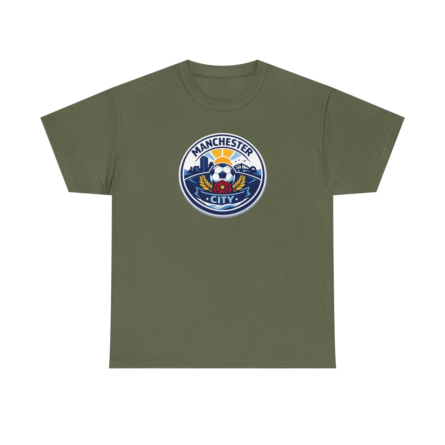 Manchester City Crest T-Shirt — Soccer Fan Tee