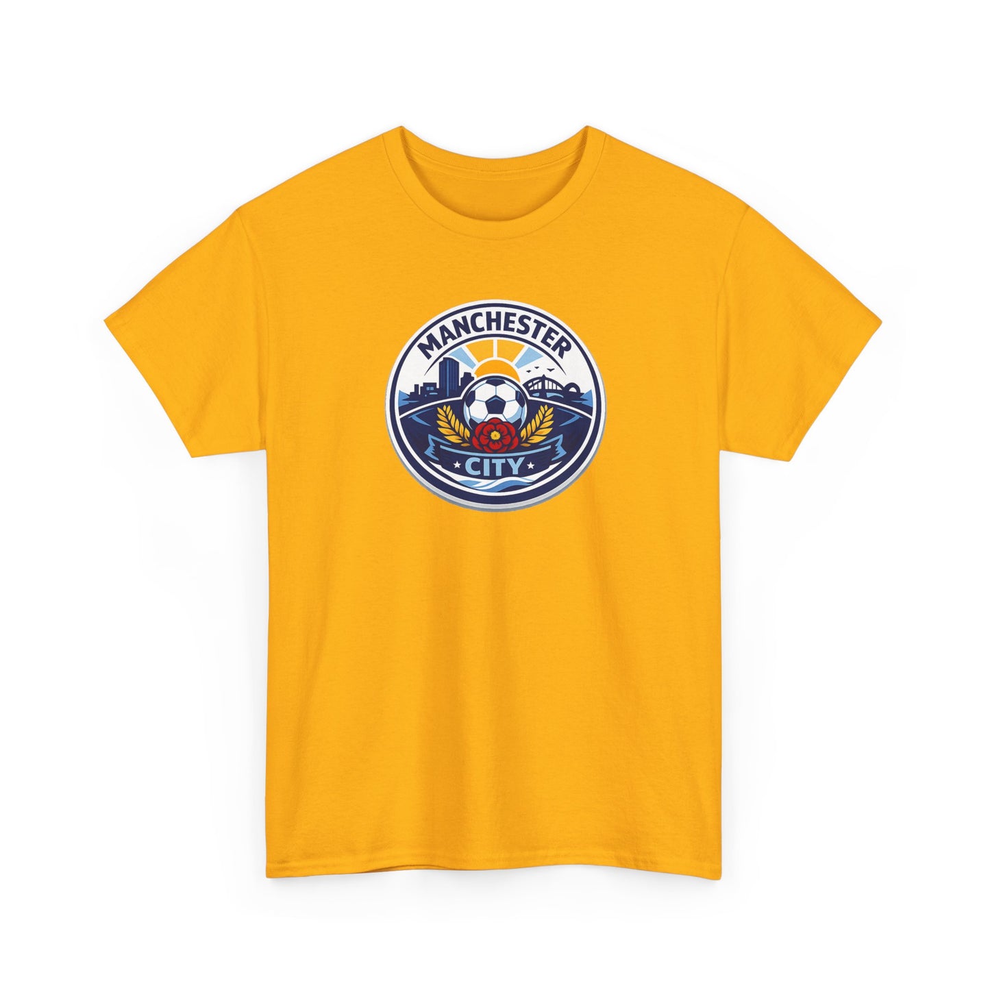 Manchester City Crest T-Shirt — Soccer Fan Tee
