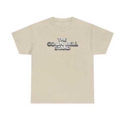 T-Shirt — “The Colin Bell Stand” Retro Chrome Text Tee