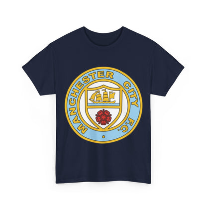 Manchester City FC Retro Crest T-Shirt – Retro Football Fan Tee
