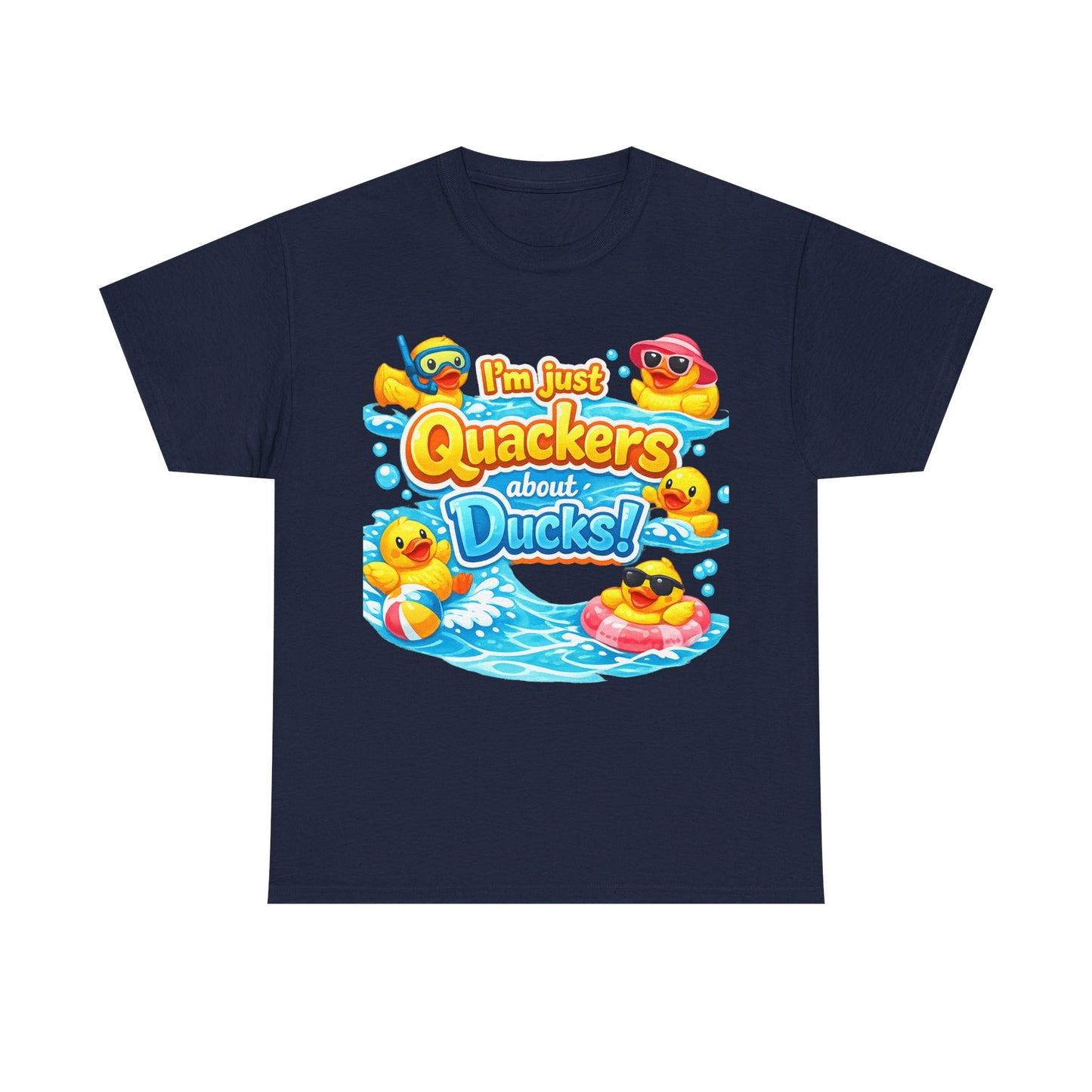 I'm Just Quackers About Ducks! Cute Rubber Duck Pool Tee