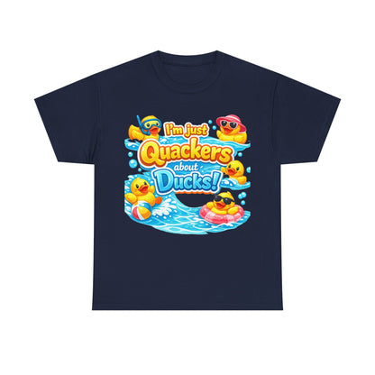 I'm Just Quackers About Ducks! Cute Rubber Duck Pool Tee
