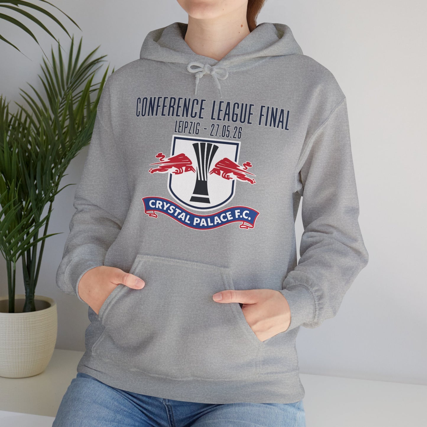 Crystal Palace FC Conference League Final Hoodie — 'Conference League Final' Logo Pullover