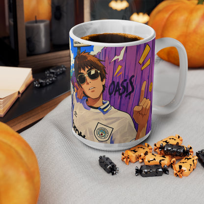 Oasis Noel & Liam Anime Ceramic Coffee Cup
