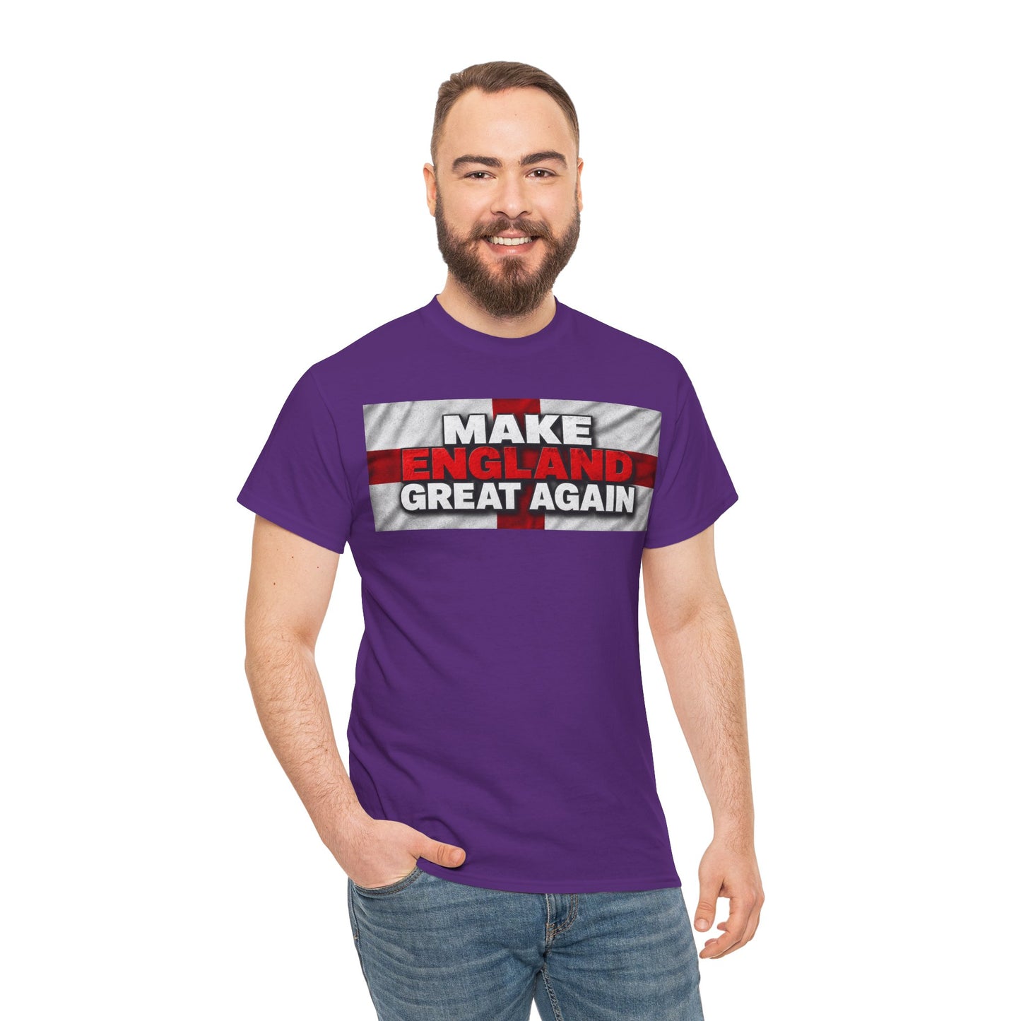 Make England Great Again T-Shirt — Patriotic England Flag Tee