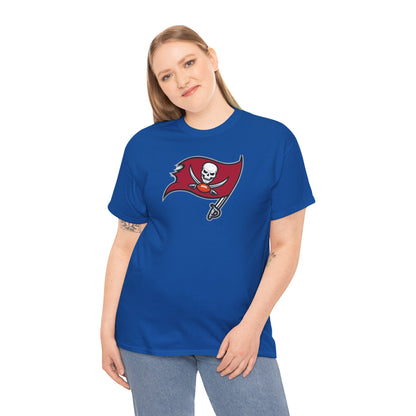 Tampa Bay Buccaneers Flag T-Shirt — Football Pirate Logo Tee