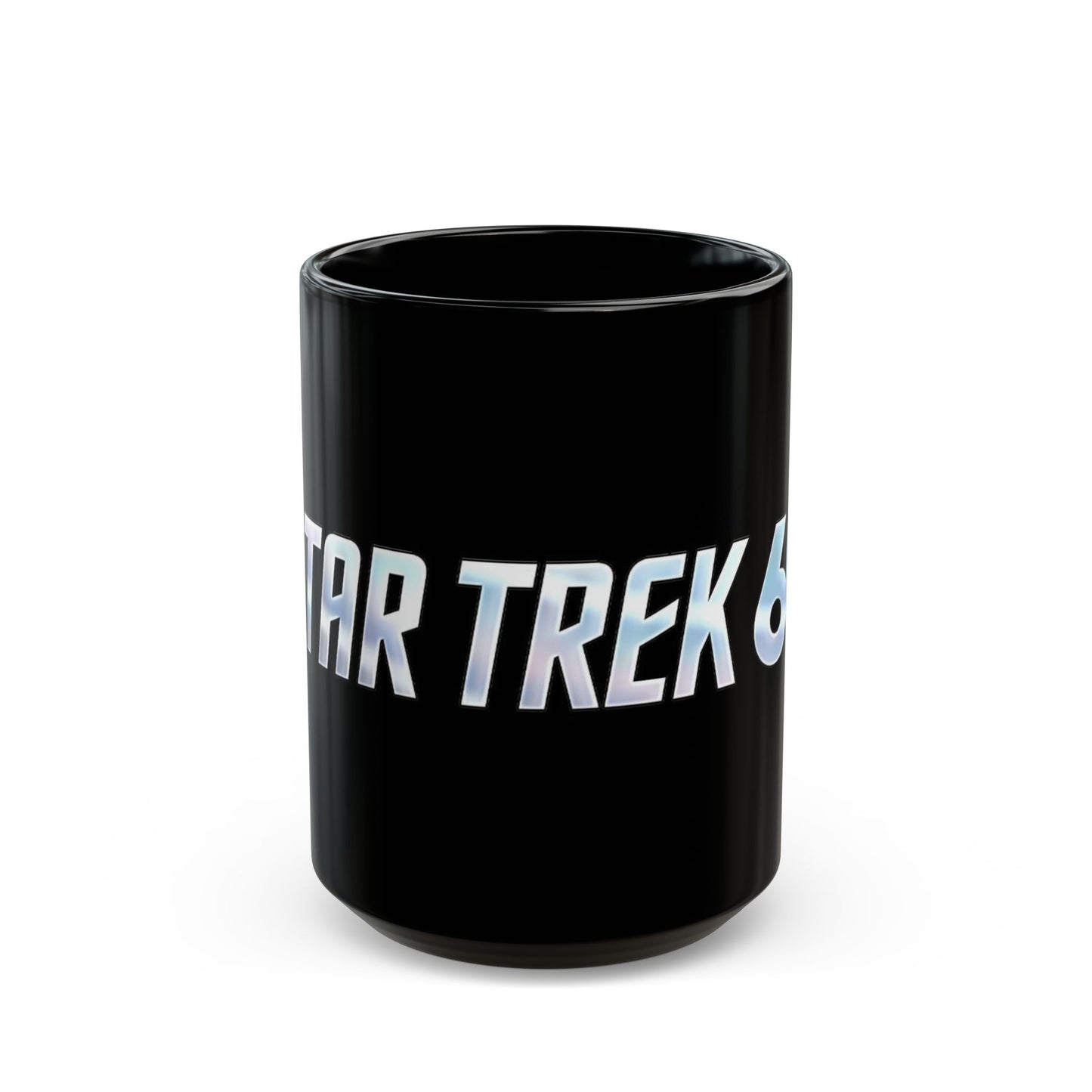 Star Trek 60th Anniversary Black Coffee Mug — Sci‑Fi Fan Gift (11oz/15oz)