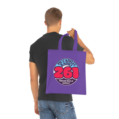 Piccadilly Radio 261 Retro Logo Tote Bag – 'Nobody Does It Better' Cotton Shopper