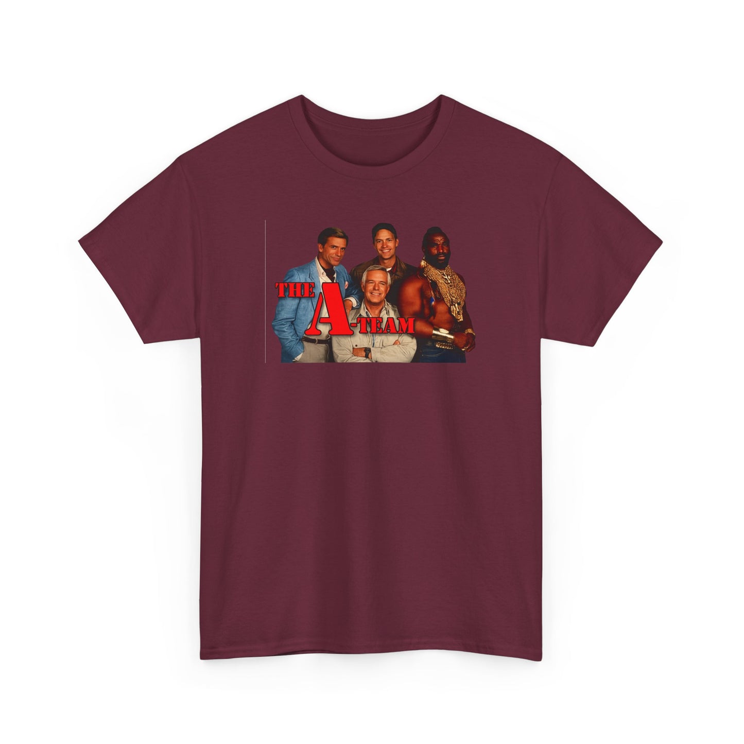 A-Team Graphic Tee — Retro TV Series Logo & Character Poster T-Shirt