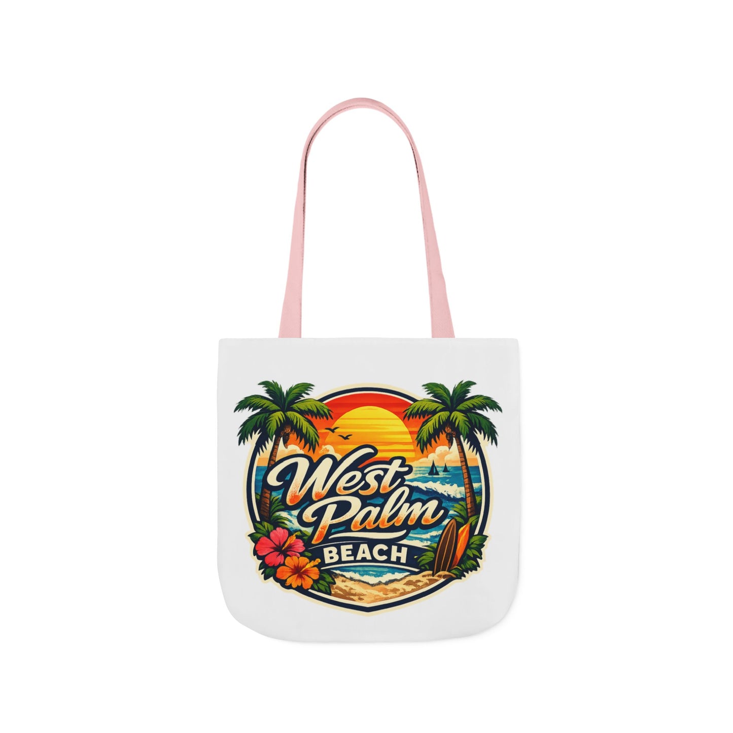 West Palm Beach Vintage Sunset Tote