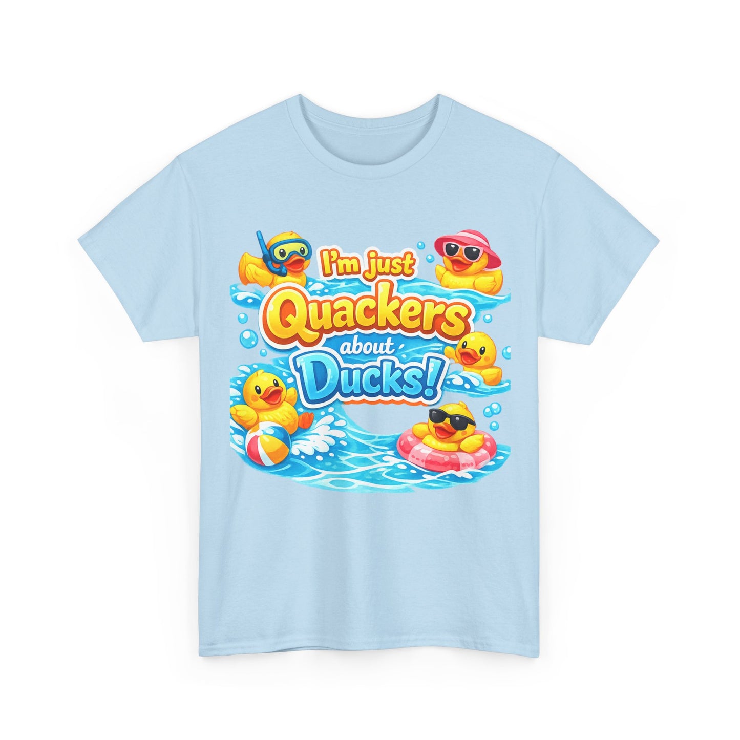 I'm Just Quackers About Ducks! Cute Rubber Duck Pool Tee