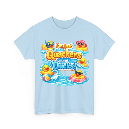I'm Just Quackers About Ducks! Cute Rubber Duck Pool Tee
