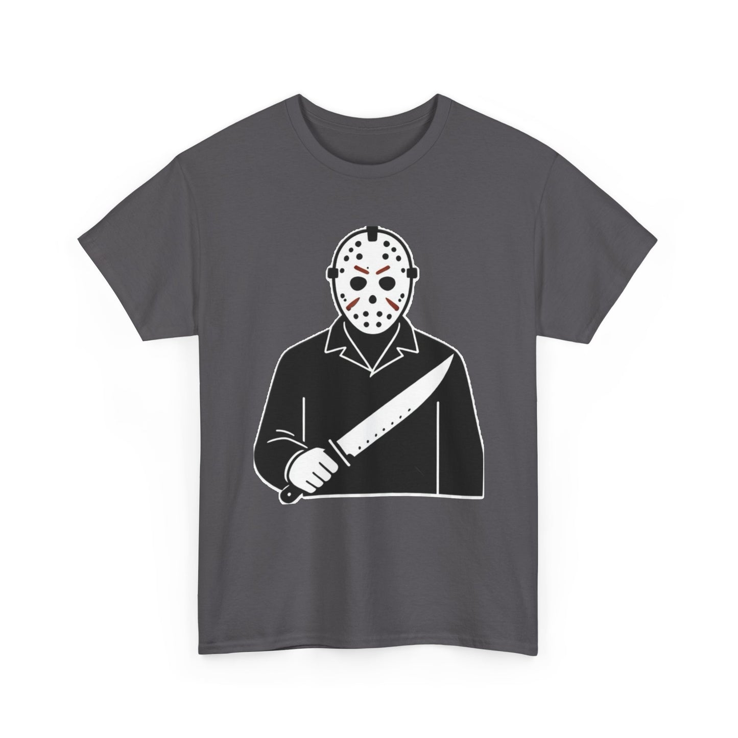 Hockey Mask Killer Tee — Retro Jason Voorhees Horror T-Shirt