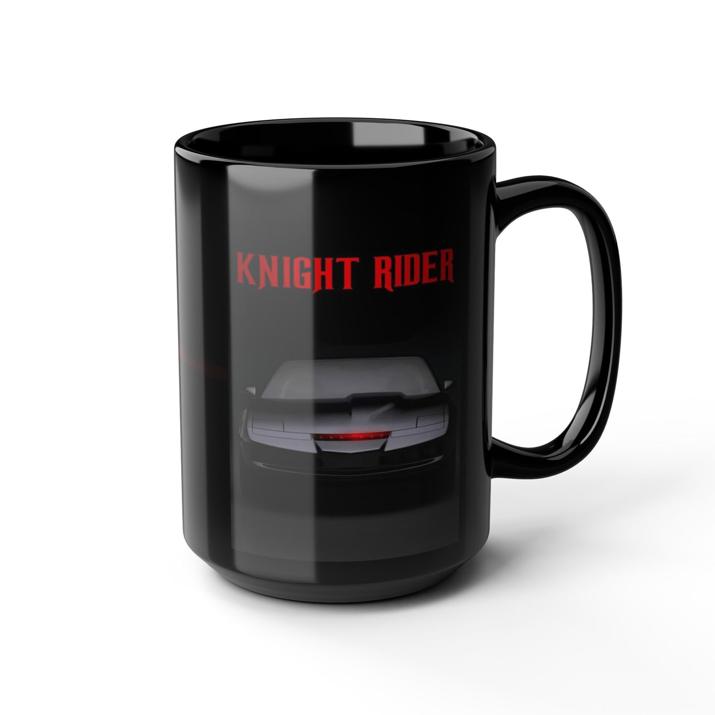 Knight Rider Mug — Retro KITT Car Coffee Cup (11oz & 15oz)
