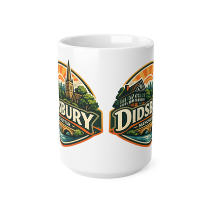 Didsbury Manchester Ceramic Coffee Cups, 11oz, 15oz