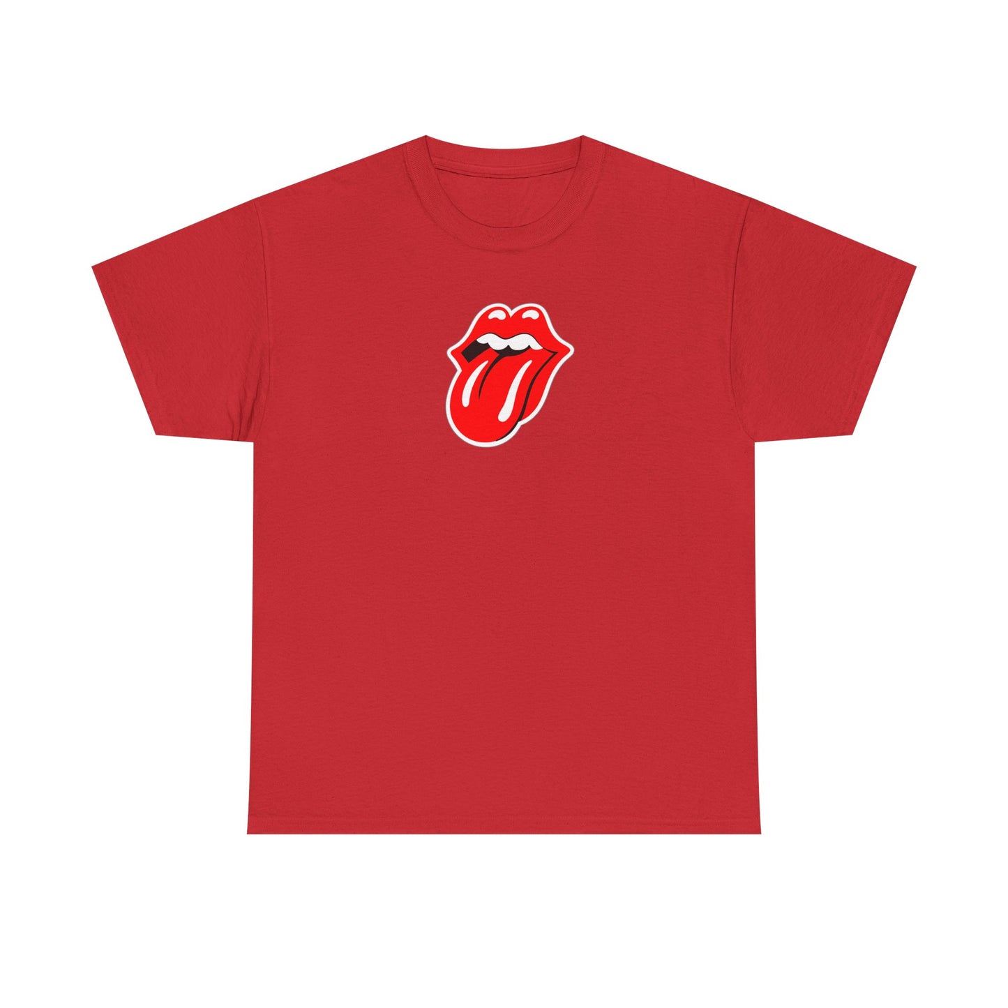 Rock Retro Red Tongue and Lips Graphic Tee