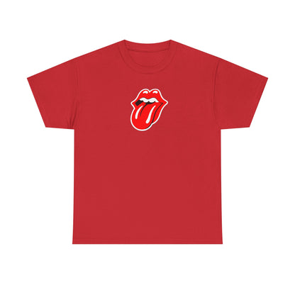 Rock Retro Red Tongue and Lips Graphic Tee