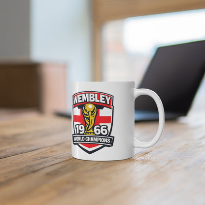 England Wembley 1966 World Champions Ceramic Coffee Cup (11oz & 15oz)