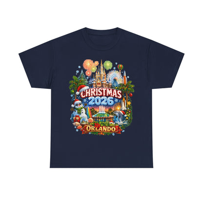 Christmas 2026 Orlando T-Shirt — Holiday Theme Park Souvenir Tee