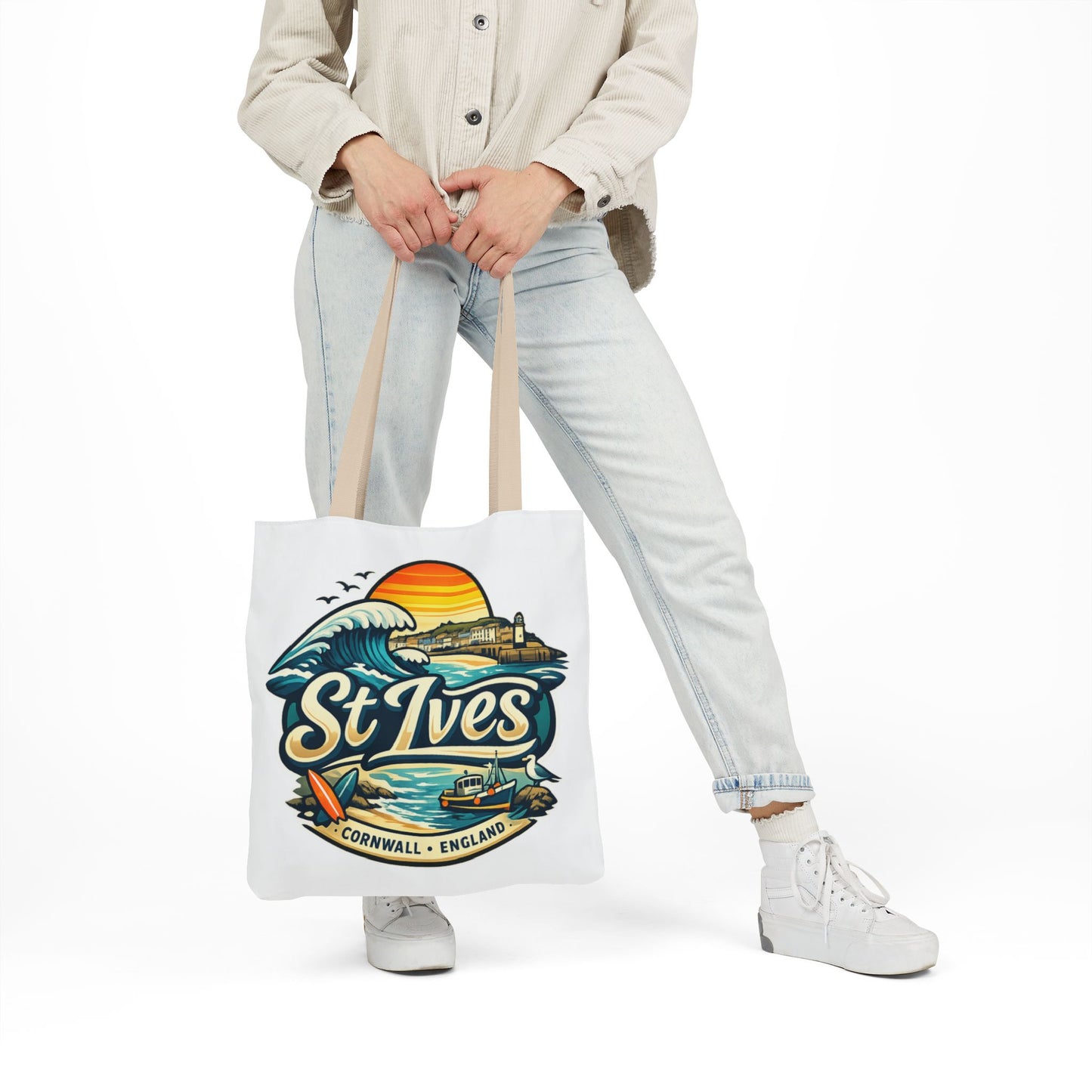 St Ives Cornwall Sunset Tote Bag