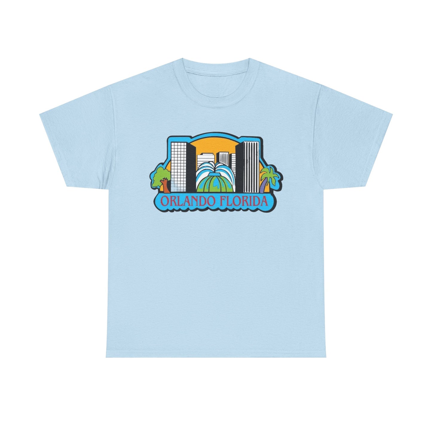 Orlando Florida Retro Skyline T-Shirt