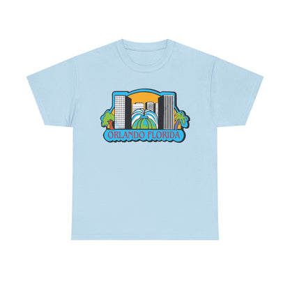 Orlando Florida Retro Skyline T-Shirt