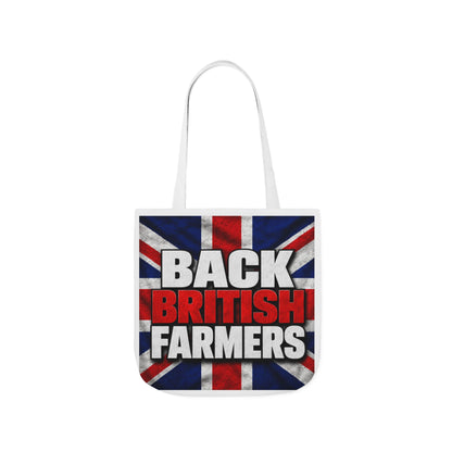 Back British Farmers Canvas Tote Bag — Union Jack Farming Support Tote