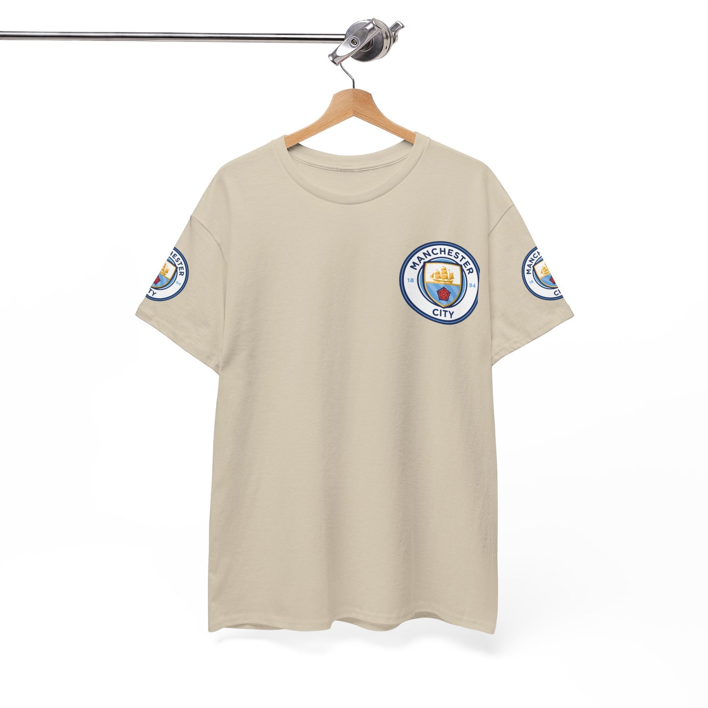Manchester City Crest T-Shirt — Football Club Logo Tee