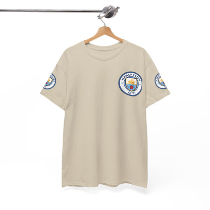 Manchester City Crest T-Shirt — Football Club Logo Tee