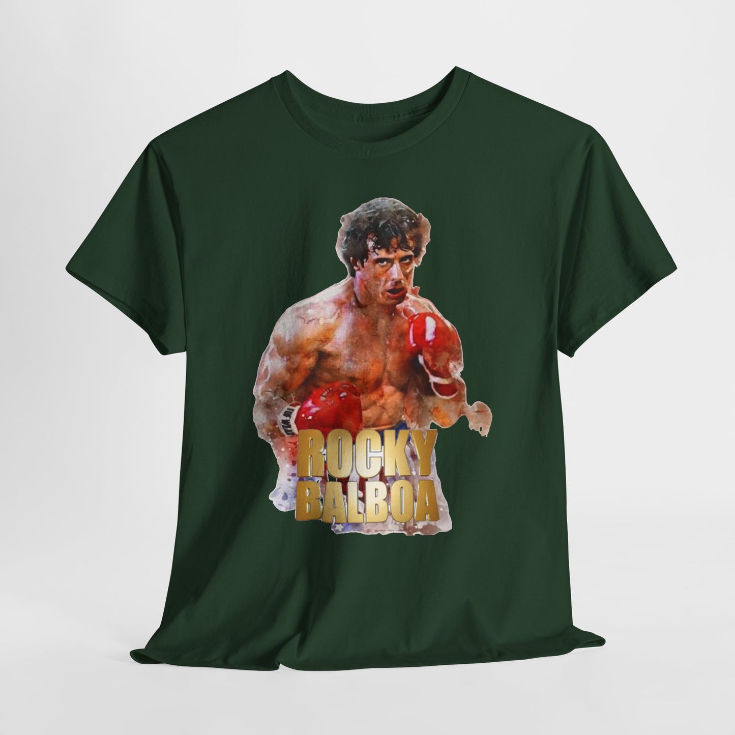 Boxing Rocky Balboa Graphic Tee – Retro Fighter Movie Shirt