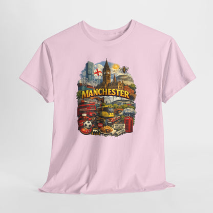 Manchester Skyline Collage T-Shirt