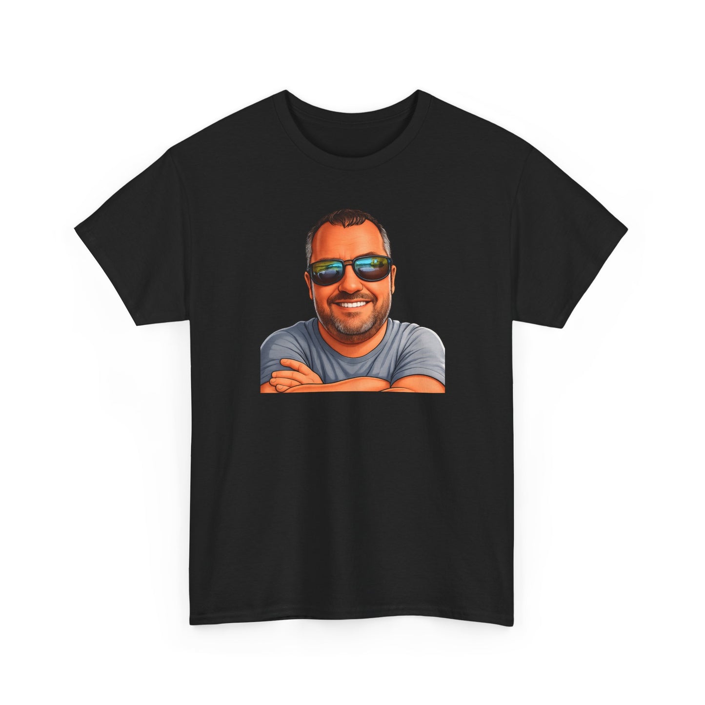 Graphic Tee — "The Needs of the Many Outweigh the Needs of the Few" Smiling Man Design