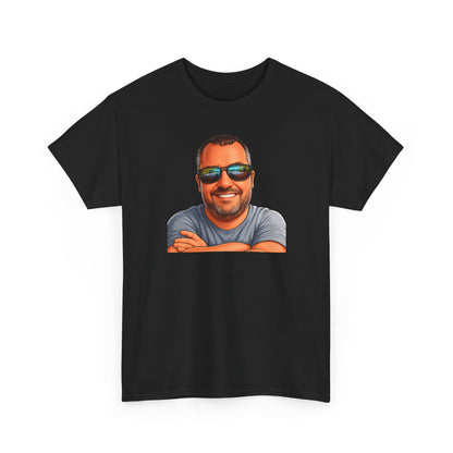 Graphic Tee — "The Needs of the Many Outweigh the Needs of the Few" Smiling Man Design