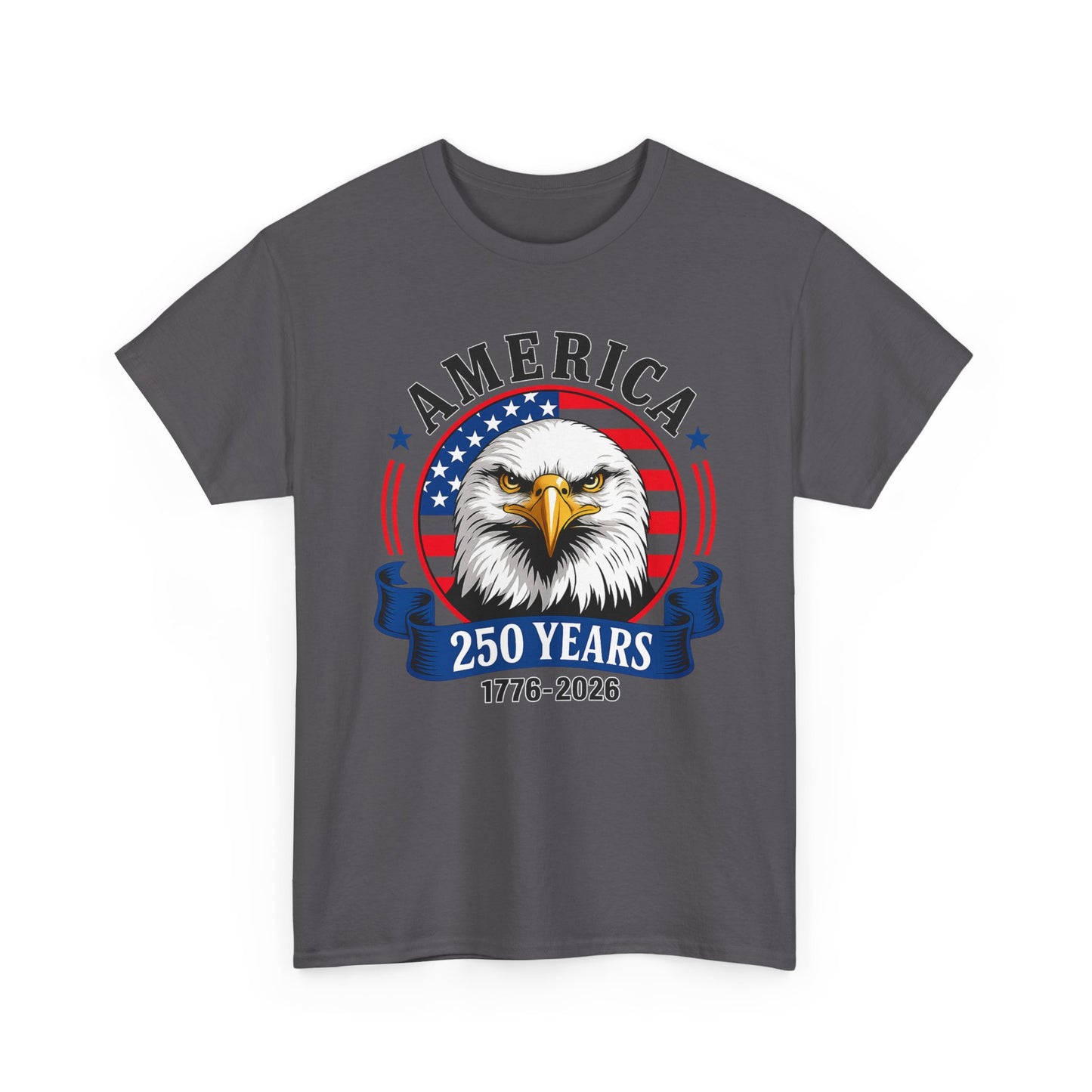 America 250 Years T-Shirt – Bald Eagle 1776–2026 Patriotic Tee