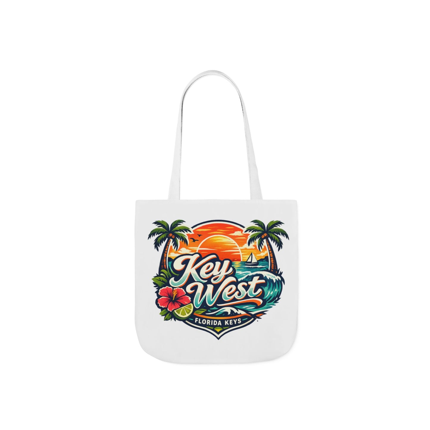 Key West Sunset Canvas Tote