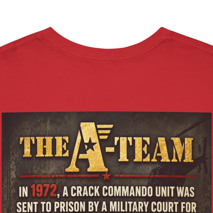 A-Team Graphic Tee — Retro TV Series Logo & Character Poster T-Shirt