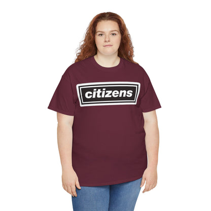 Citizens Manchester City Logo T-Shirt — Minimal Retro Box-Logo Tee