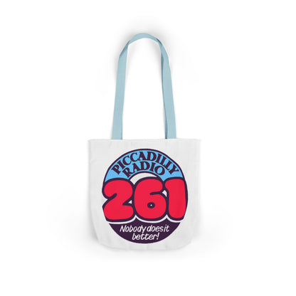 Tote Bag — Retro 'Piccadilly Radio 261' Vintage Logo Canvas Tote